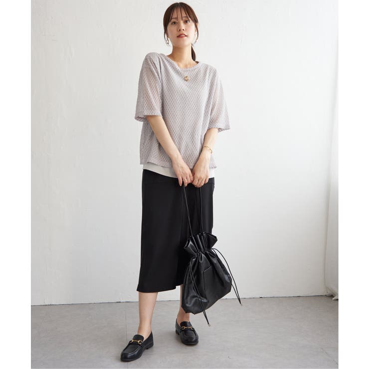 【雑誌InRed6月号掲載】レースアンサンブルプルオーバー【2点セット 親子コー… | ikka  | 詳細画像24 