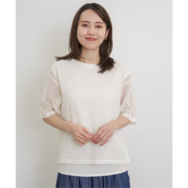 【雑誌InRed6月号掲載】レースアンサンブルプルオーバー【2点セット 親子コー… | ikka  | 詳細画像27 