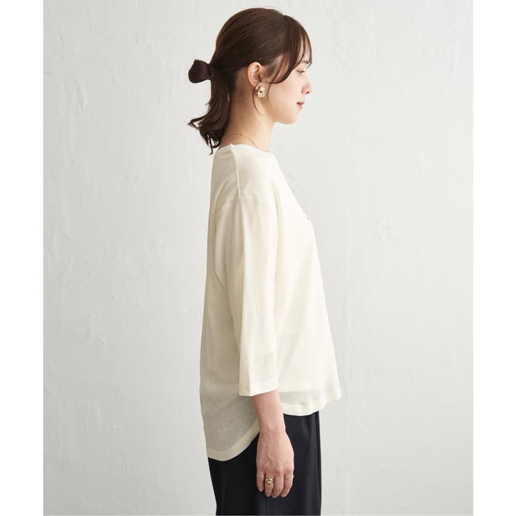 【2点セット】シア?ロゴプリント 7分袖プルオーバーセット | ikka  | 詳細画像26 