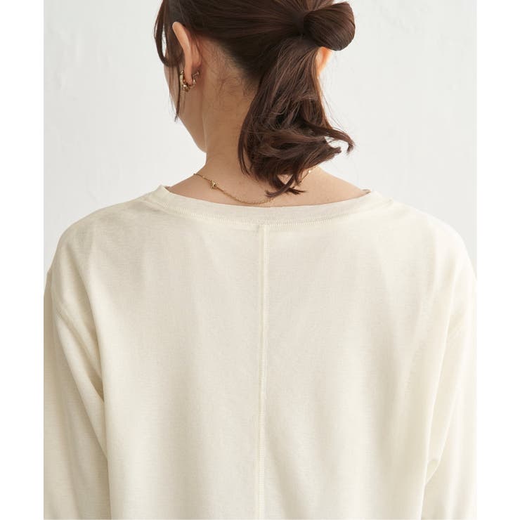 【2点セット】シア?ロゴプリント 7分袖プルオーバーセット | ikka  | 詳細画像33 