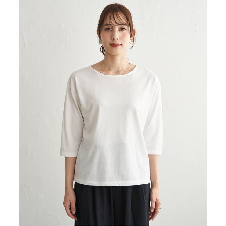 【2点セット】シア?ロゴプリント 7分袖プルオーバーセット | ikka  | 詳細画像34 