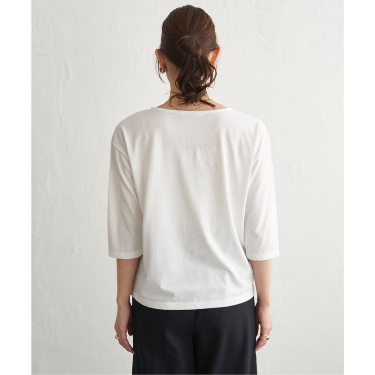 【2点セット】シア?ロゴプリント 7分袖プルオーバーセット | ikka  | 詳細画像35 