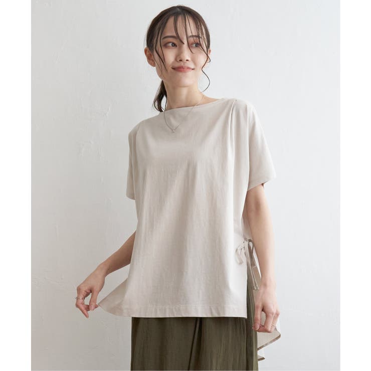 異素材サイドリボンチュニック | ikka  | 詳細画像11 