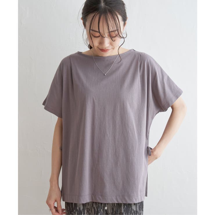 異素材サイドリボンチュニック | ikka  | 詳細画像16 