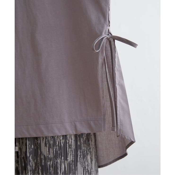 異素材サイドリボンチュニック | ikka  | 詳細画像18 