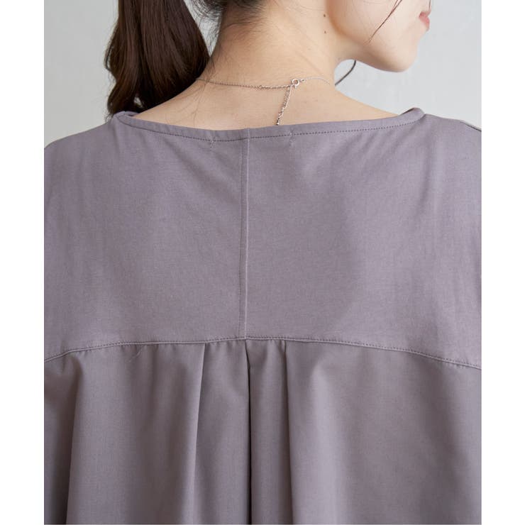 異素材サイドリボンチュニック | ikka  | 詳細画像20 