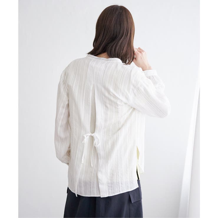 【雑誌InRed5月号掲載】シアーバックリボンブラウス | ikka  | 詳細画像16 