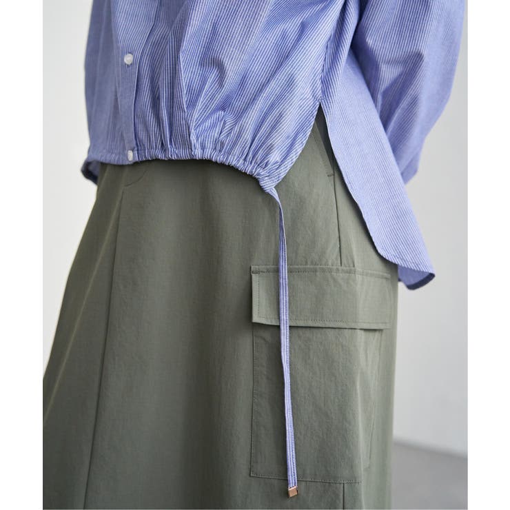 ドロストロングテールシャツ | ikka  | 詳細画像18 