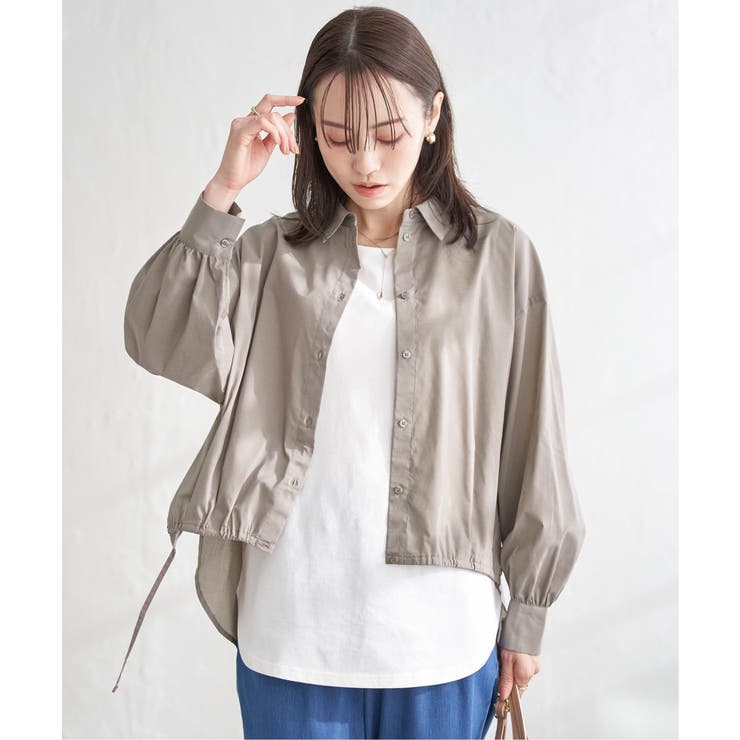 コーヒー | ドロストロングテールシャツ | ikka 