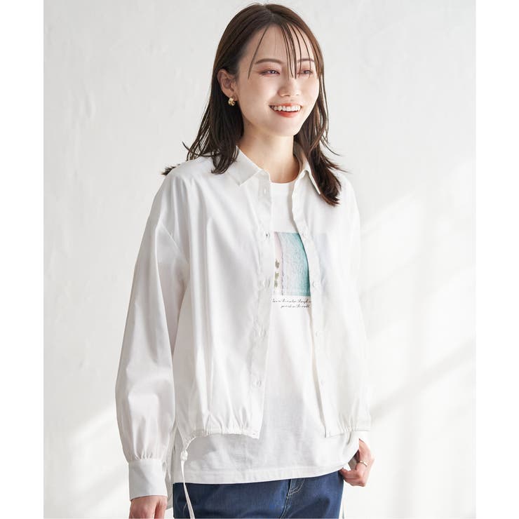 ドロストロングテールシャツ | ikka  | 詳細画像5 