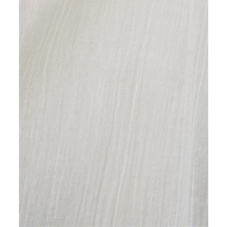 コットン楊柳バンドカラーシャツ | ikka  | 詳細画像35 