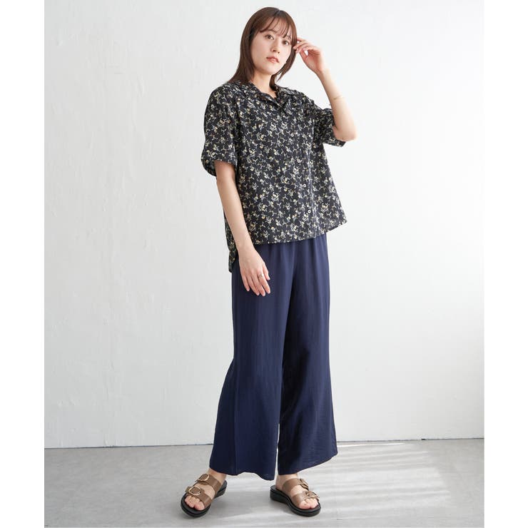 涼やか開襟ポケ付きシャツ | ikka  | 詳細画像22 