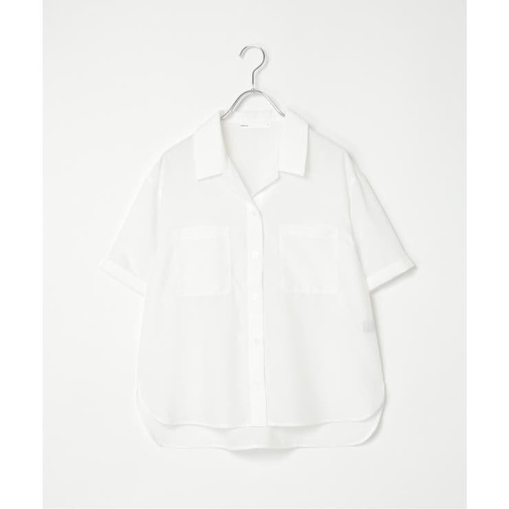 涼やか開襟ポケ付きシャツ | ikka  | 詳細画像33 