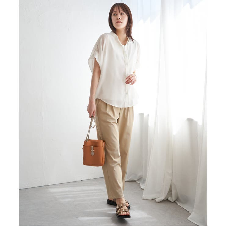 コットンライクシアードルマンブラウス | ikka  | 詳細画像10 