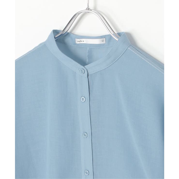 コットンライクシアードルマンブラウス | ikka  | 詳細画像23 