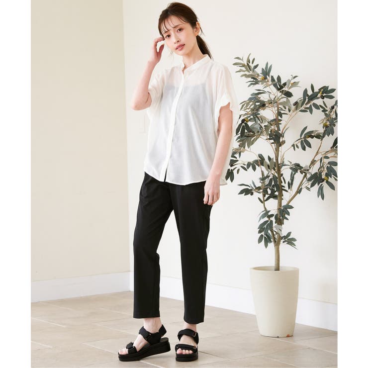 コットンライクシアードルマンブラウス | ikka  | 詳細画像5 