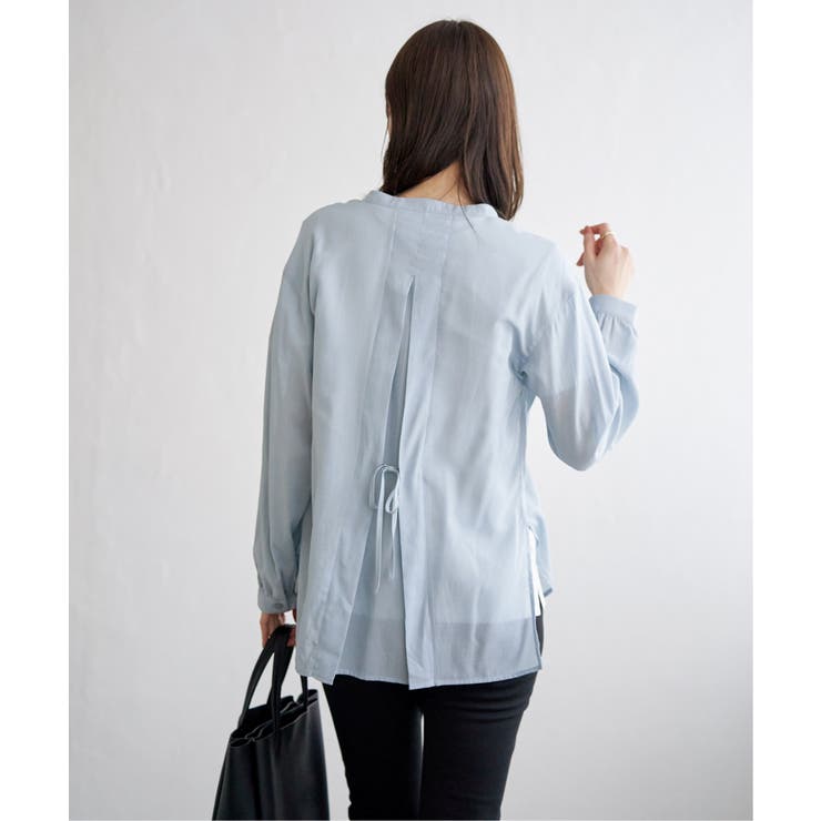 【雑誌InRed5月号掲載】シアーバックリボンブラウス | ikka  | 詳細画像14 