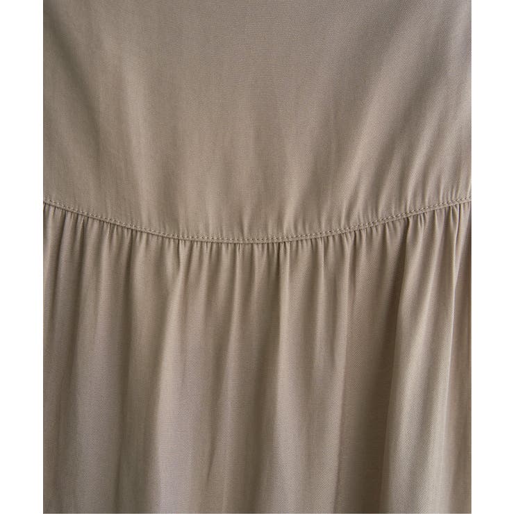 【セットアップ対応】カッセンギャザーフレンチ袖ブラウス | ikka  | 詳細画像31 