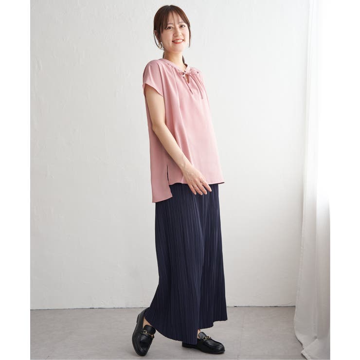 ジョーゼットフレンチスリーブブラウス | ikka  | 詳細画像15 