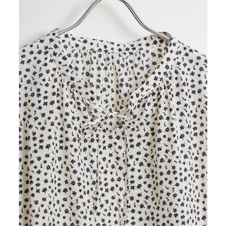 ジョーゼットフレンチスリーブブラウス | ikka  | 詳細画像20 