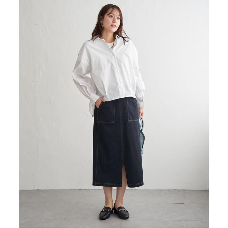 ドロストロングテールシャツ【親子コーデ】 | ikka  | 詳細画像16 