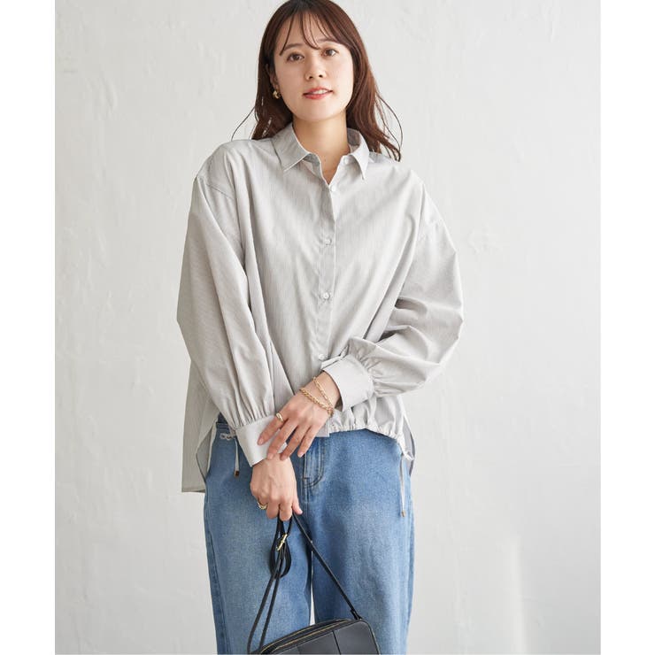 ドロストロングテールシャツ【親子コーデ】 | ikka  | 詳細画像17 