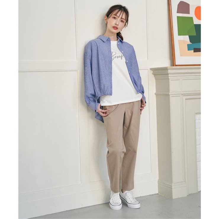 ドロストロングテールシャツ【親子コーデ】 | ikka  | 詳細画像2 