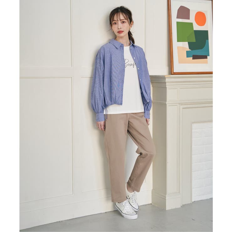 ドロストロングテールシャツ【親子コーデ】 | ikka  | 詳細画像3 