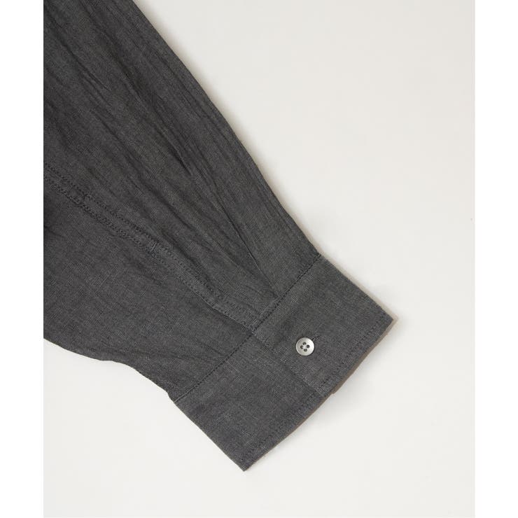 シアーデニム7分袖シャツ | ikka  | 詳細画像25 