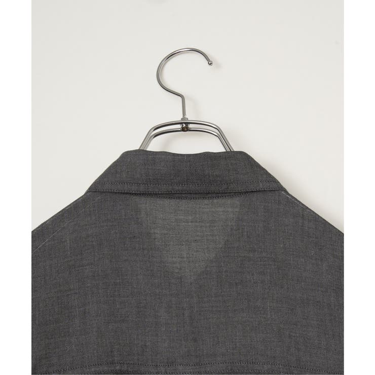 シアーデニム7分袖シャツ | ikka  | 詳細画像28 