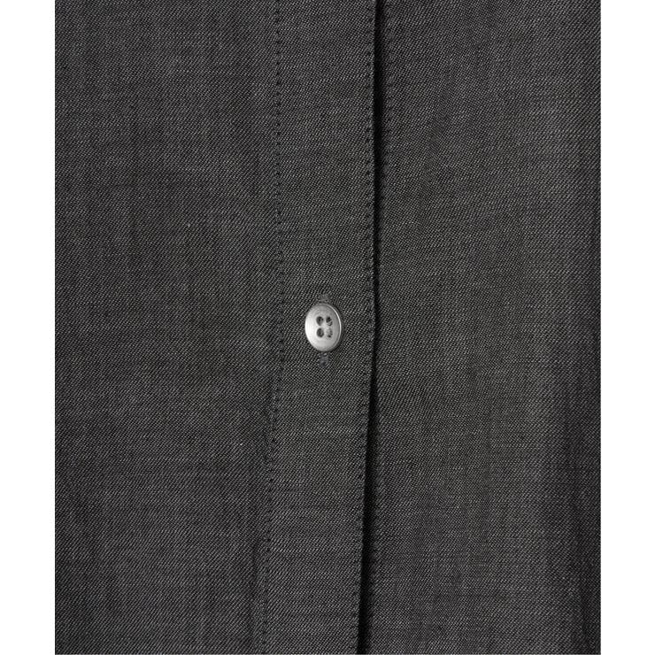 シアーデニム7分袖シャツ | ikka  | 詳細画像29 