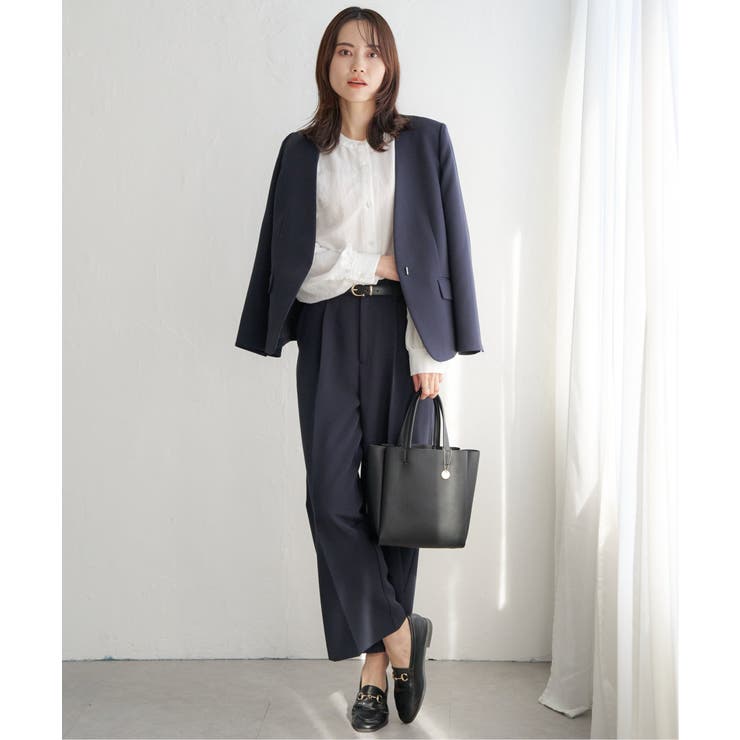 前後2WAYバンドカラーシャツ | ikka  | 詳細画像12 