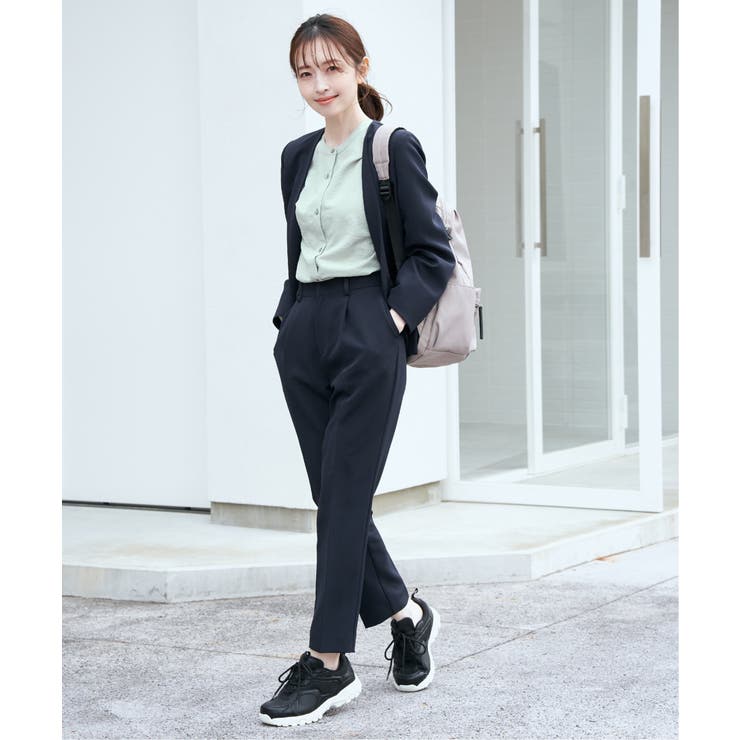 前後2WAYバンドカラーシャツ | ikka  | 詳細画像18 