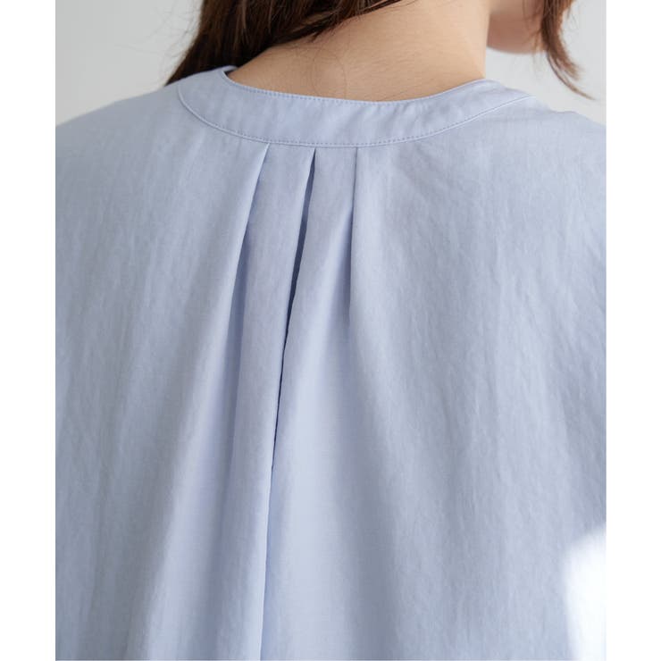 前後2WAYバンドカラーシャツ | ikka  | 詳細画像30 