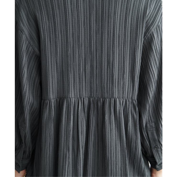 冷感楊柳バンドカラーシャツ | ikka  | 詳細画像30 