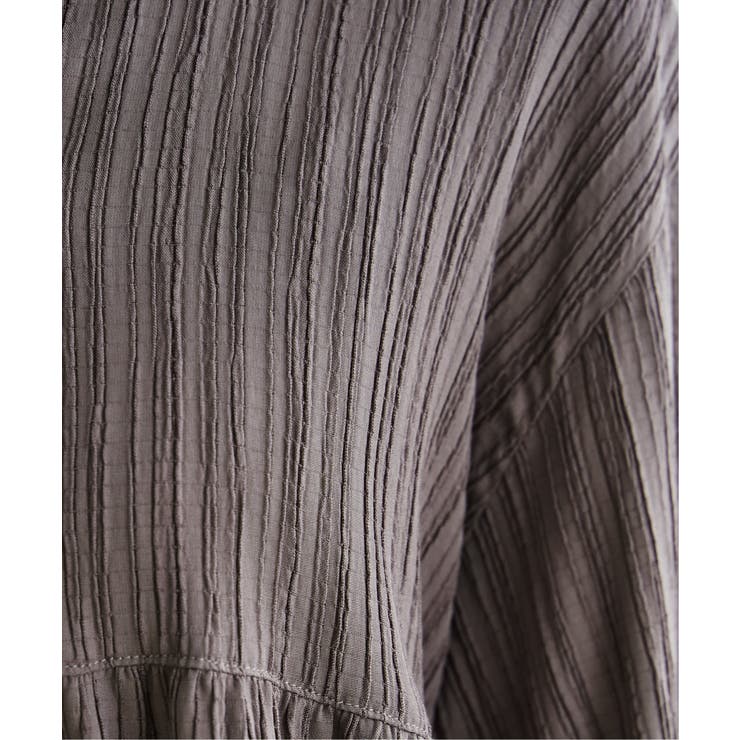 冷感楊柳バンドカラーシャツ | ikka  | 詳細画像34 