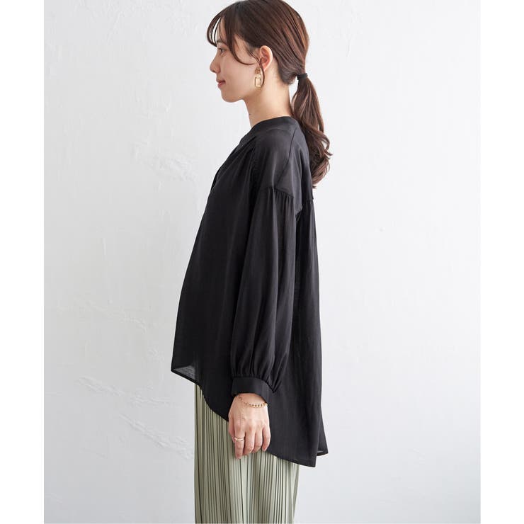 V襟シャーディガン | ikka  | 詳細画像19 