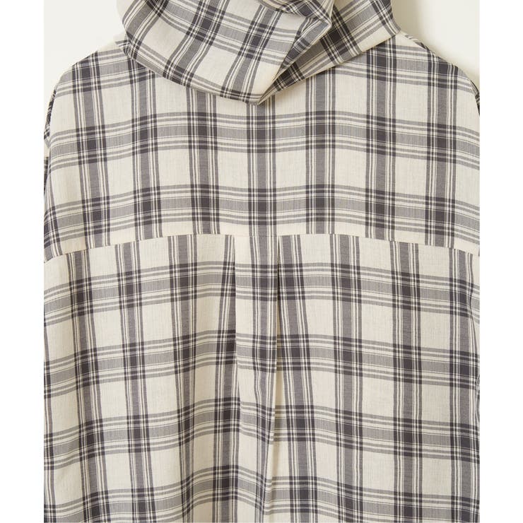 【接触冷感／UVカット】シアー7分袖フードシャツ | ikka  | 詳細画像26 