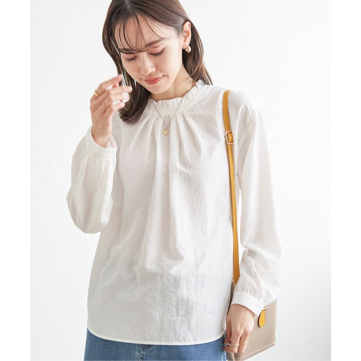 襟フリル2WAYブラウス | ikka  | 詳細画像6 