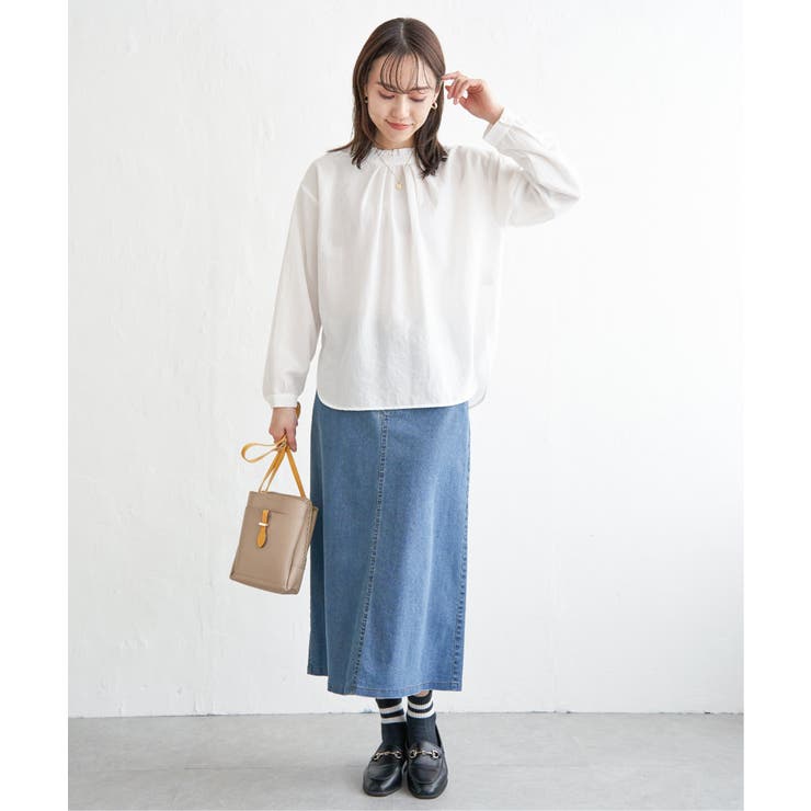 襟フリル2WAYブラウス | ikka  | 詳細画像9 