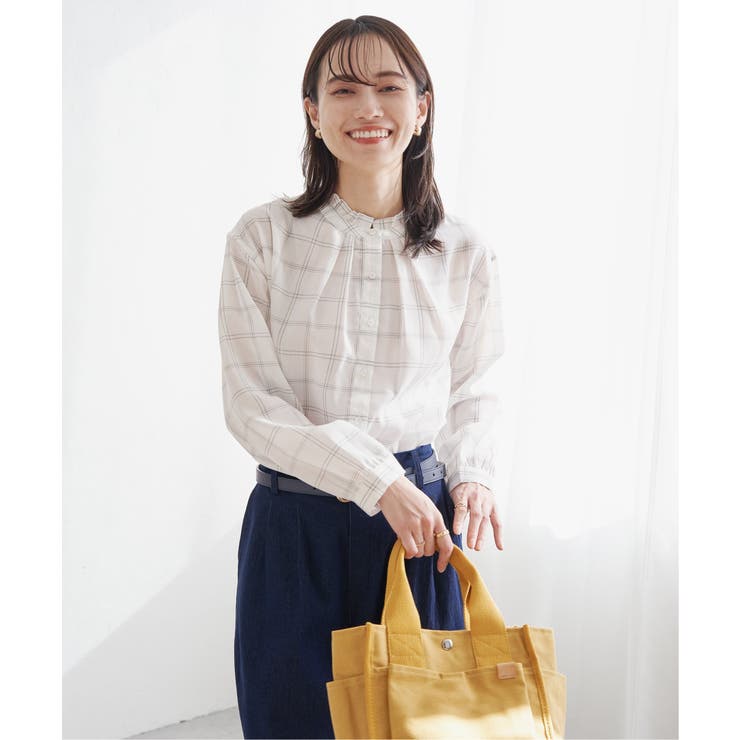 襟フリル2WAYブラウス | ikka  | 詳細画像14 