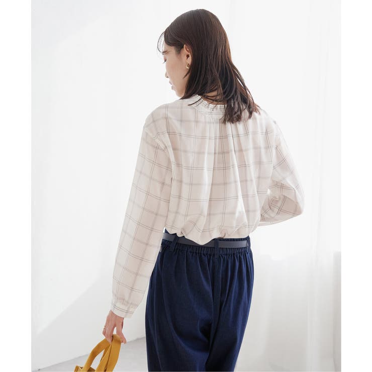 襟フリル2WAYブラウス | ikka  | 詳細画像15 