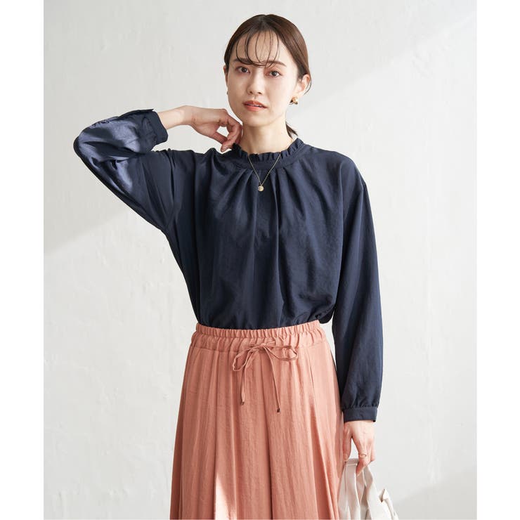 襟フリル2WAYブラウス | ikka  | 詳細画像21 