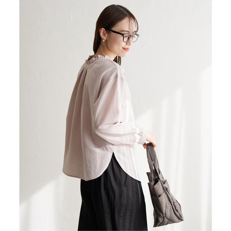 襟フリル2WAYブラウス | ikka  | 詳細画像26 