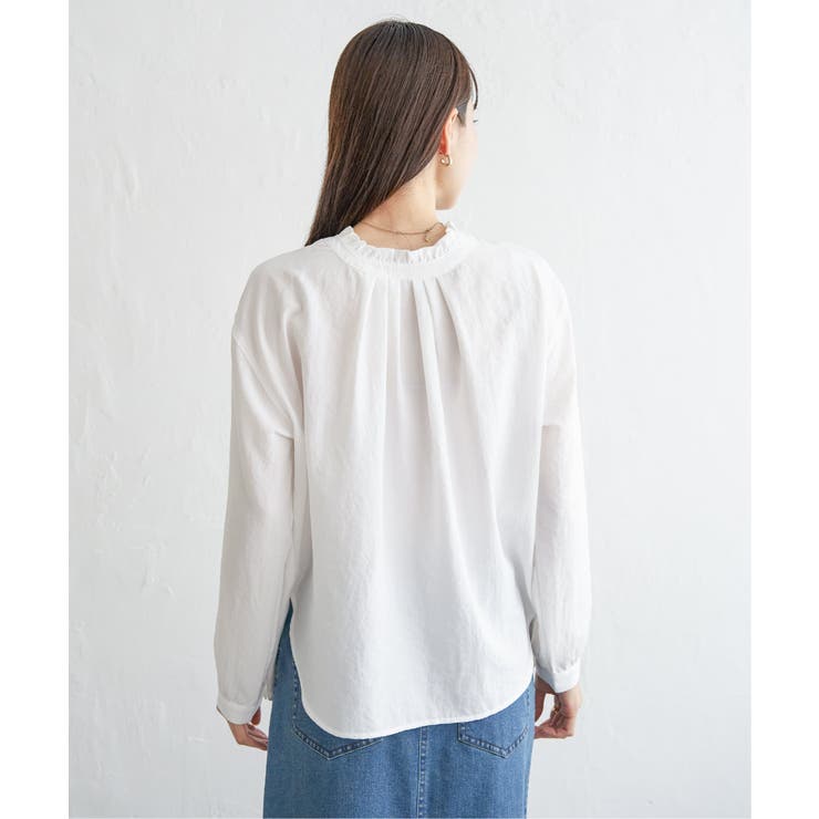 襟フリル2WAYブラウス | ikka  | 詳細画像29 