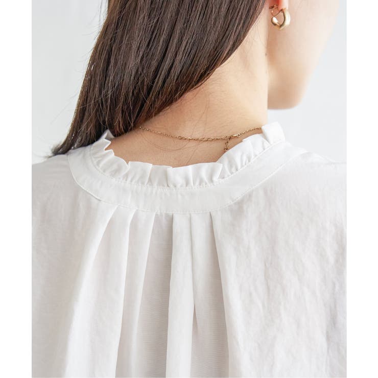 襟フリル2WAYブラウス | ikka  | 詳細画像34 