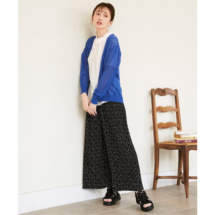 襟フリル2WAY半袖ブラウス | ikka  | 詳細画像8 