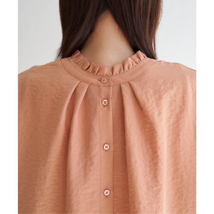 襟フリル2WAY半袖ブラウス | ikka  | 詳細画像31 