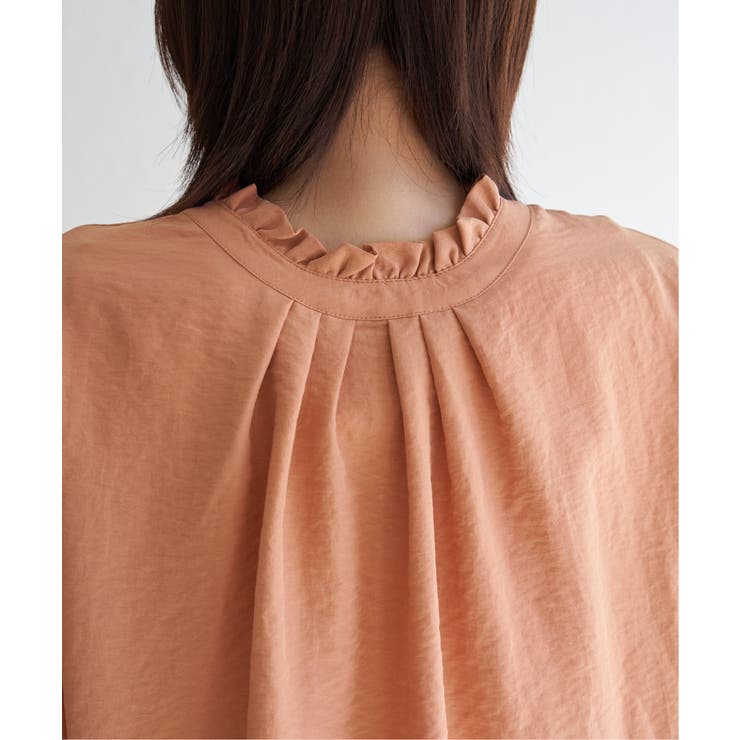 襟フリル2WAY半袖ブラウス | ikka  | 詳細画像34 