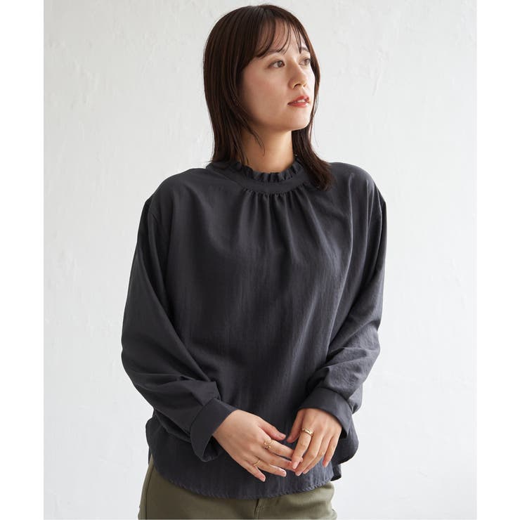 襟フリル2WAYブラウス | ikka  | 詳細画像15 